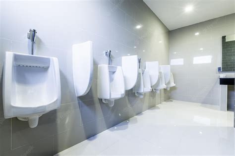 Premium Photo Contemporary Public Interior Of Bathroom With Toilet