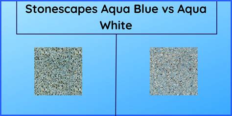 Aqua Blue Vs Aqua White Mini Pebble Images And Videos Tpg