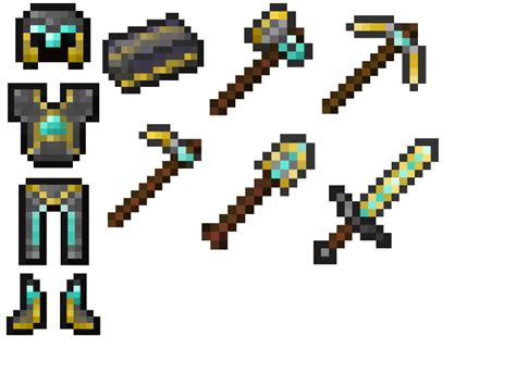 Wanted To Do My Take On Netherite Armourtools Minecraft