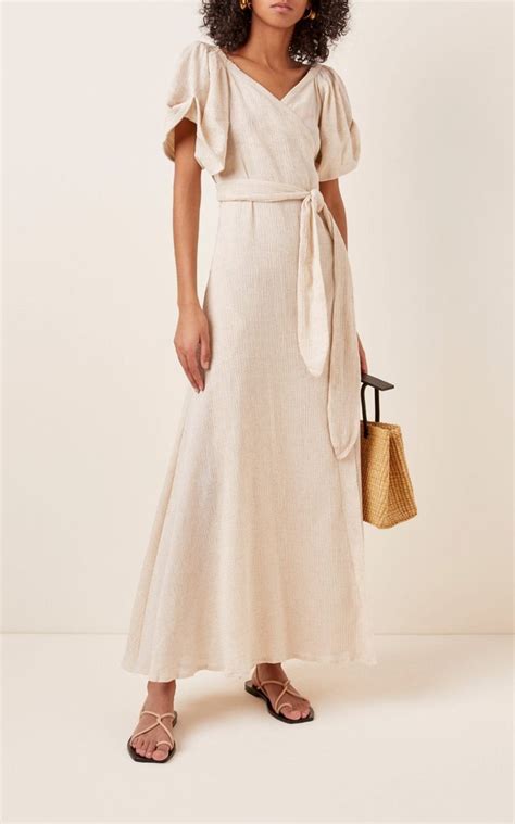 Mara Hoffman Adelina Off The Shoulder Cotton Blend Midi Dress Fashion Midi Dress Dresses