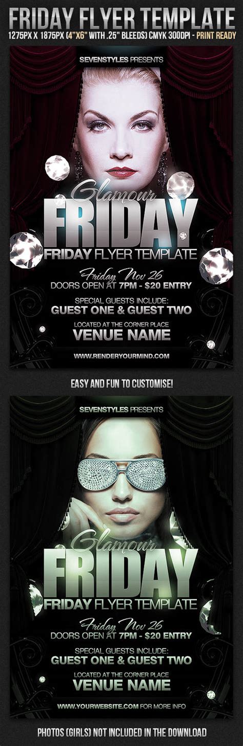 Friday Free Flyer Template By 7styles On Deviantart