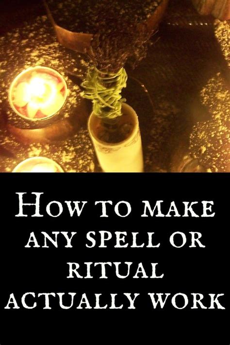 How To Make Any Spell Work Black Magic Spells Witchcraft Spells For