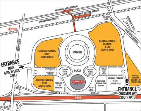 Oracle Arena Parking Map Living Room Design 2020