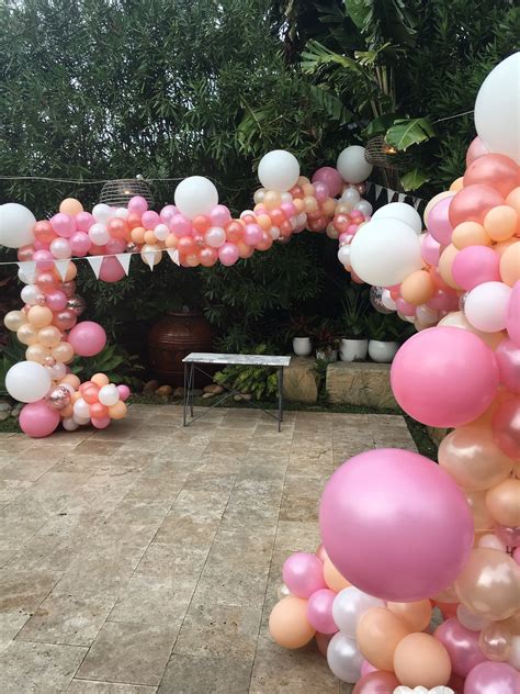 Balloons Deliveredinflated Organic Balloon Garland Beaches Balloons