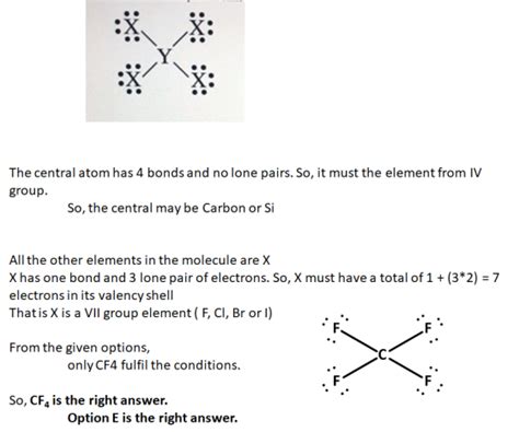 Resources A Generic Lewis Structure Is Given Where Y Represents The