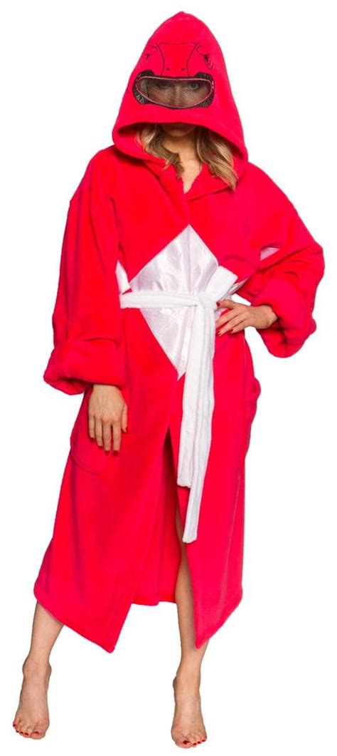 Power Rangers Adult Costume Robe Red Toyho