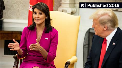After Keeping A Careful Distance From Trump Nikki Haley Is All In The New York Times