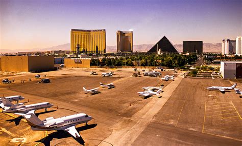 Aerial View Mccarran International Airport Las Vegas Nevada Usa