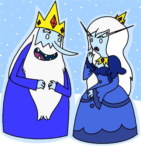 Adventure Time Ice King X Ice Queen By Kitshime Sp On Deviantart