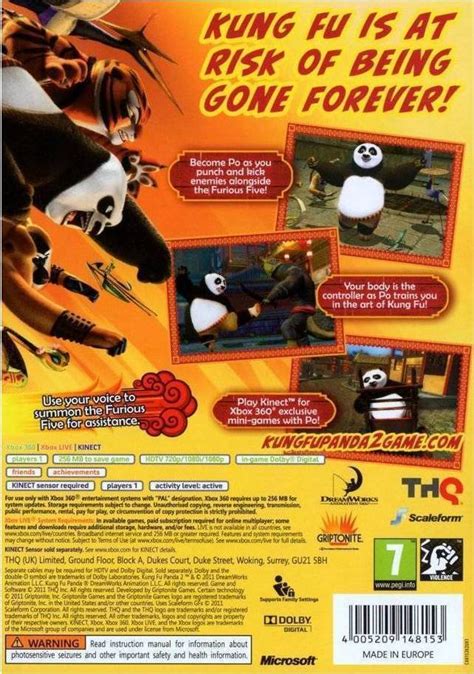 Kung Fu Panda 2 Kinect Xbox 360 Skroutzgr
