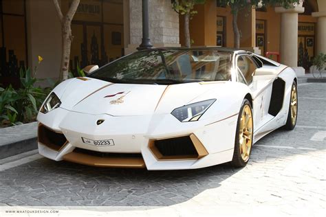Meet The One Off Gold Plated Lamborghini Aventador Roadster Qatar