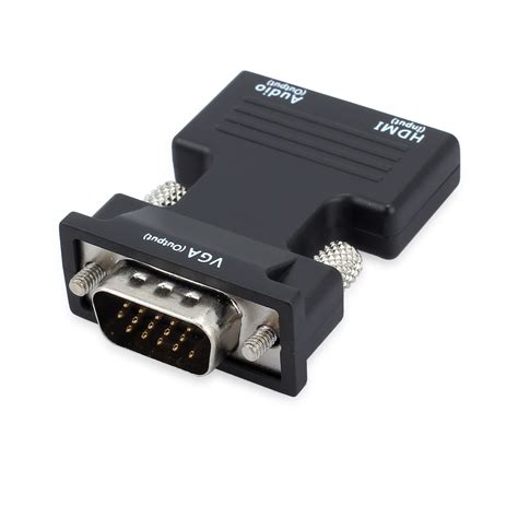 Hdmi to av scart vga rca audio video converter composite 1080p adapter for hdtv. 1080P HDMI Female to VGA Male Cable Converter Adapter Lead ...