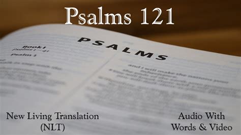 Psalms 121 New Living Translation Nlt Audio Bible Youtube