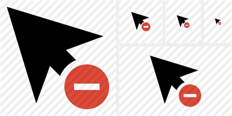 Cursor Stop Icon Symbol Duo Professional Stock Icon And Free Sets