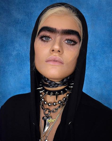 model sophiahadjipanteli is unapologetically embracing her unibrow her mission to empower