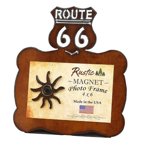 Route 66 Photo Frame 80 Rustic Ironwerks Rustic Iron Decor