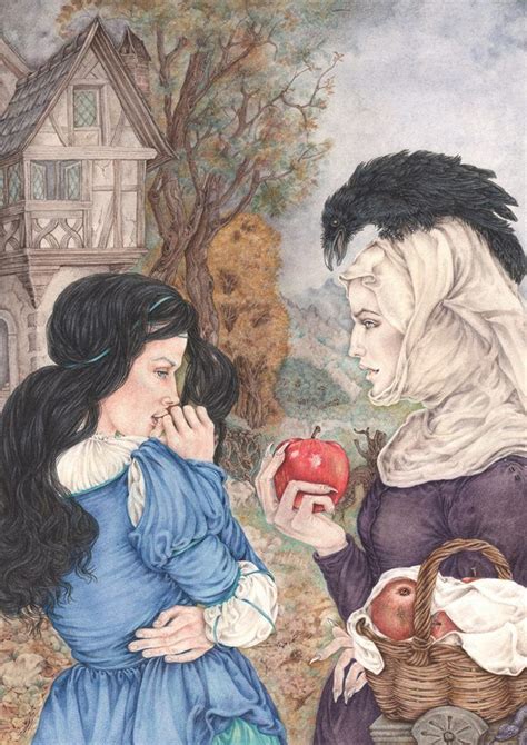 Snow White Illustration By Lucia Campinoti Fairytale Art Classic