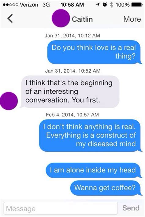 Thought Catalog On Twitter 30 Hilariously Bizarre Tinder Convos That’ll Make You Swipe Left On