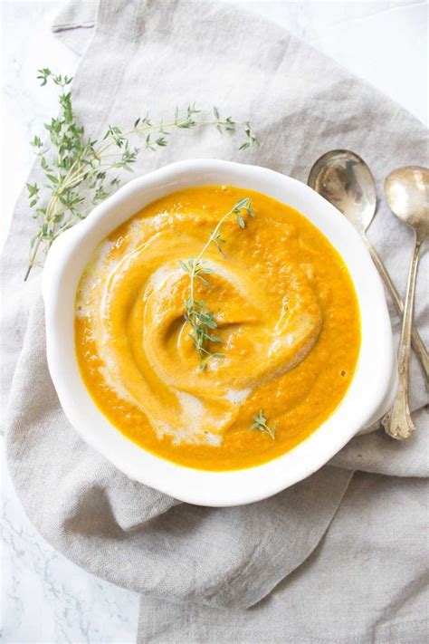 This Turmeric Carrot Soup Is Vegan Paleo And Dairy Free It S Packs A