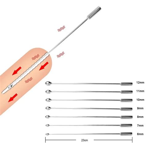 stainless steel male urethral dilator catheter penis plug stimulation sounding rod stretching
