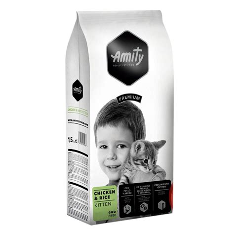 Amity Premium Chicken And Rice Kitten Kitty Food Dry Food 500 G15 Kg