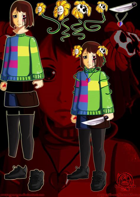 Chara Frisk Cosplay Pieces Concept By Cgomega On Deviantart