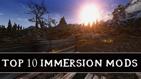 Skyrim Top 10 Immersion Mods Youtube