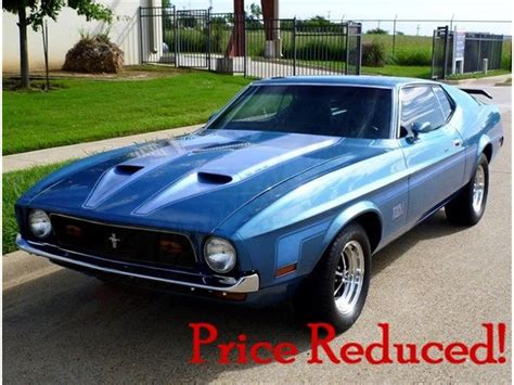 1971 Ford Mustang Mach 1 For Sale Cc 1148206