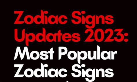 Most Popular Zodiac Signs According To Astrology Zodiac Heist