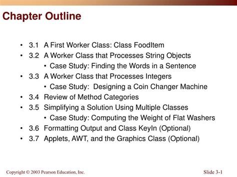 Powerpoint Chapter Outline Example