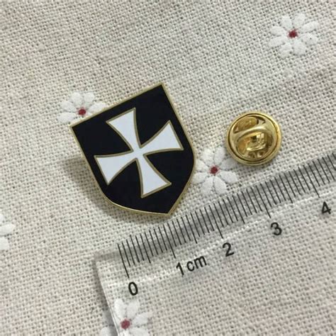 Army Crusader Knights Templar Pin Masonic Accessories