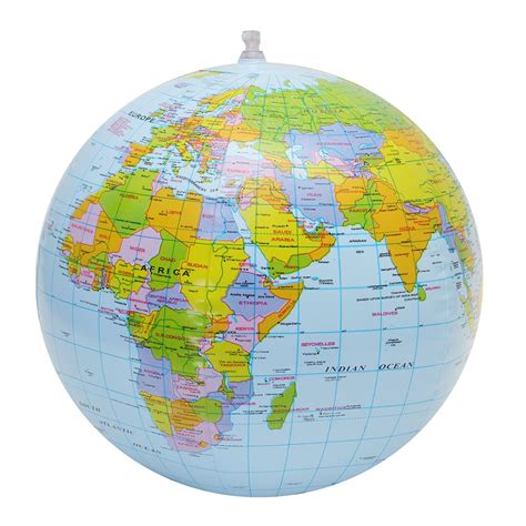 New 30cm Inflatable Globe World Earth Ocean Map Ball Geography Learning