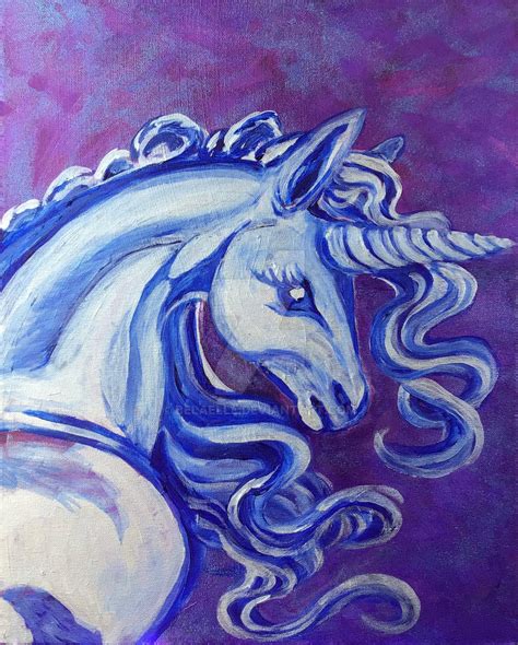 The Unicorn Portrait By Belaelle On Deviantart