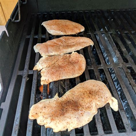 Many experts recommend that chicken breast meat must be cooked to an internal temperature of 170 degrees f, but others say 160 degrees f is fine. peach and quinoa salad grill chicken breasts for approx 14 ...