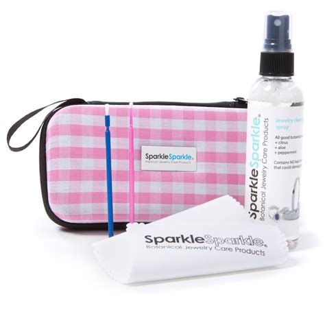 Sparkle Sparkle Jewelry Cleaning 100ml Travel Kit With Zippered Case Etsy