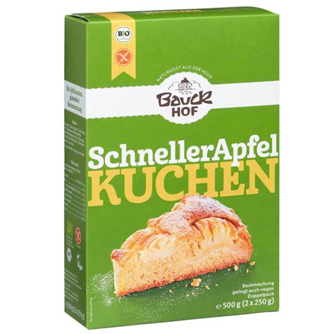 Bio Schneller Apfelkuchen glutenfrei I Bauckhof bei FoodOase - Bauckhof ...