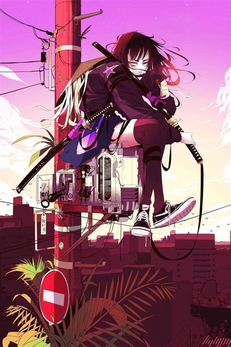 Vinne On Twitter Samurai Art Character Art Cyberpunk Anime