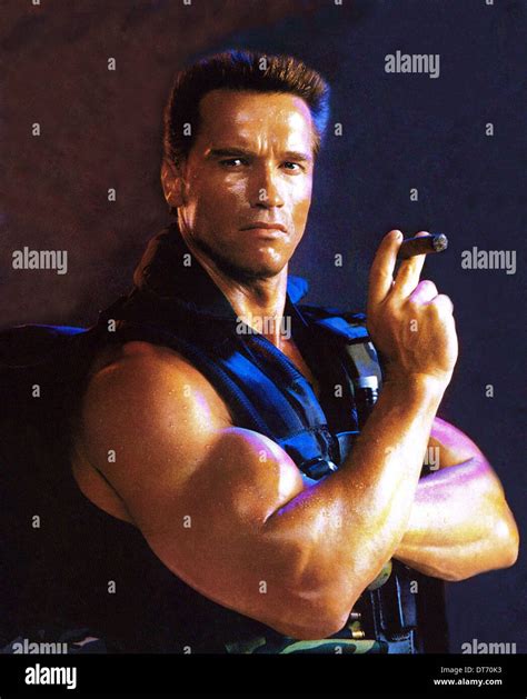 Arnold Schwarzenegger Commando 1985 Stock Photo Royalty Free Image
