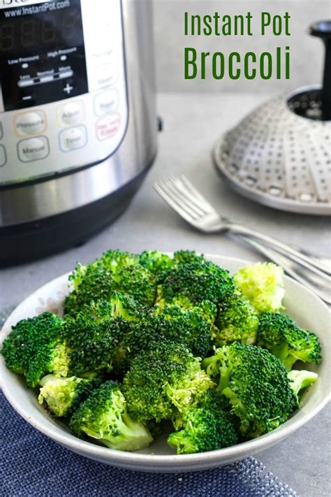 Instant Pot Broccoli Pressure Cooker Real Food Real Deals