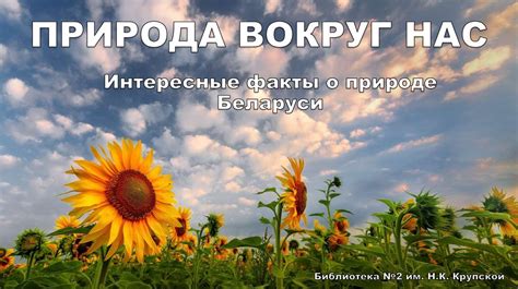 Природа вокруг нас. Интересные факты о природе Беларуси - online ...
