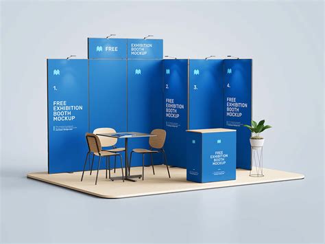 Free Exhibition Booth Mockup Psd