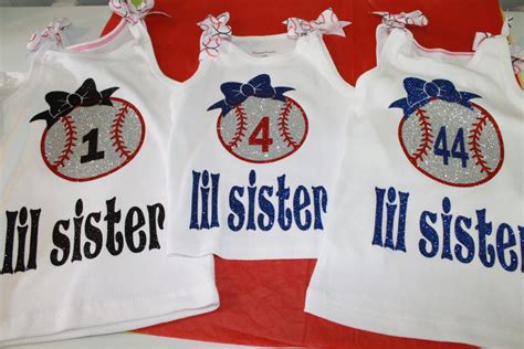 Baseball Sister Shirt Baseball Sister Baseball Tank Girls