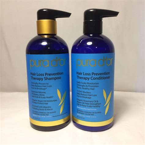 Pura Dor Hair Loss Prevention Shampoo And Conditioner 16 Oz New Unisex