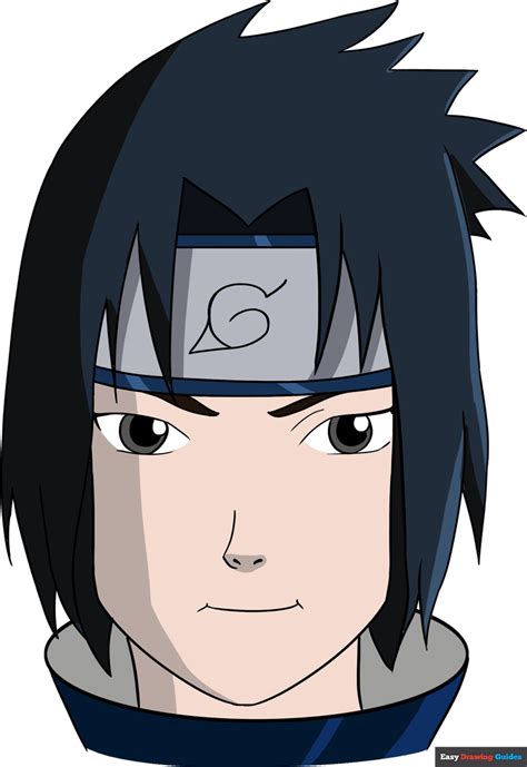 How To Draw Sasuke Uchiha From Naruto Anime Manga Eas