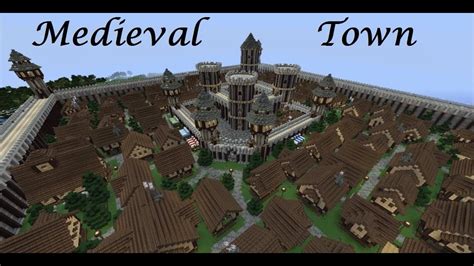 Minecraft Medieval Town Ep1 Youtube