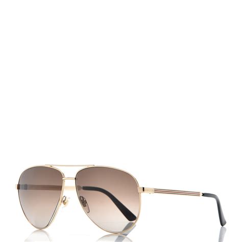 Gucci Web Aviator Sunglasses Gg2281s Gold 223456