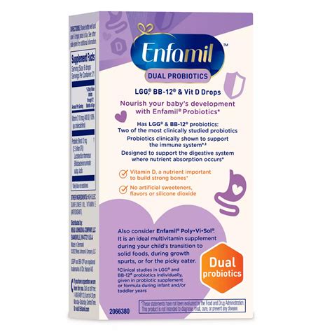 Enfamil Breastfed Infant Probiotics And Vitamin D Dual Probiotics Shop