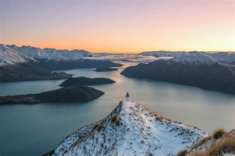 Sunrise On Top Of Roys Peak New Zealand Creativefields