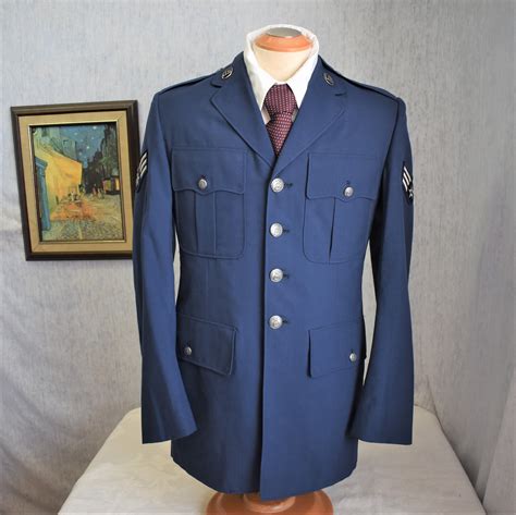 1970s 39l Us Air Force Senior Airman Military Dress Uniform De Etsy