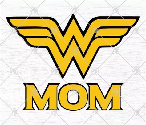 Wonder Woman Wonder Mom Superhero Mom Life Mothers Day Svg Etsy